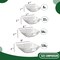 Exquisite Disposable Plastic Serving Bowls - for Parties, Salad Bar, Buffet, Candy - Bowl Set